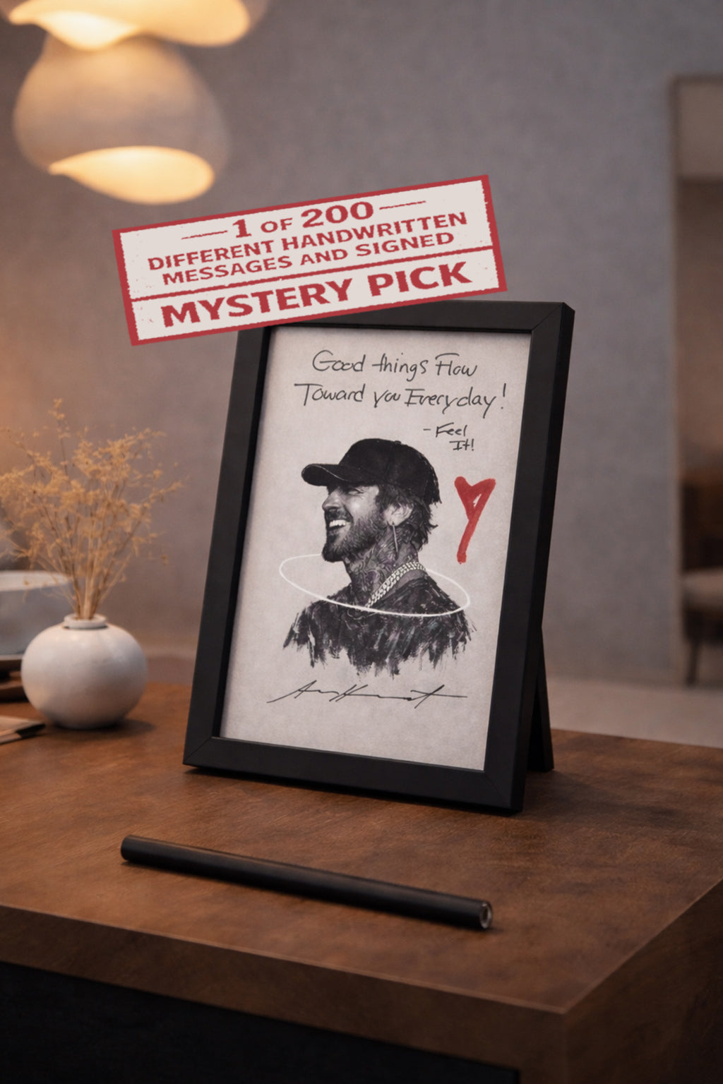FRAMED Message Card