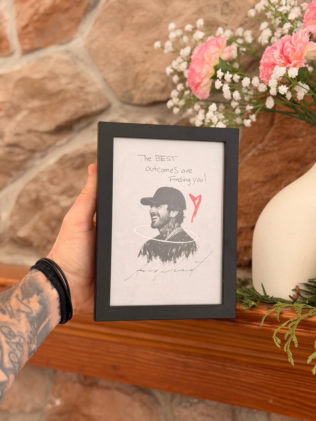 FRAMED Message Card
